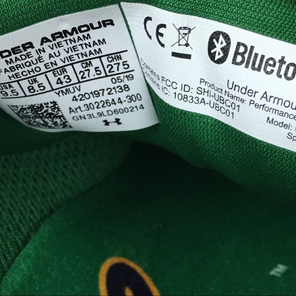 Under Armour Shoes Hovr Sonic 2 Notre Dame 9.5 new no box - Picture 9 of 9